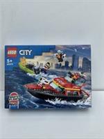 LEGO City Fire Rescue Boat 🚤 Toy, Floats on Water 5+ | 60373 New.