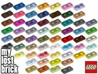 LEGO - Part 3023 - Plates 1x2 (MULTIPACK) + NEW + SELECT COLOUR / QUANTITY