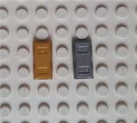 LEGO MINIFIGURE UTENSIL INGOT/BAR/TILE 1x2 PEARL GOLD/FLAT SILVER 99563 BRAND `