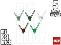 LEGO - Part 24855 - Plant Flower Stem (Pack of 5) + NEW + SELECT COLOUR