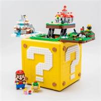 Unbuilt Nintendo Super Mario 64 Question Block 71395 Moc 2064pcs Plus Figures