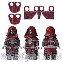 CUSTOM Starwars Darth Marr printed capes for your Lego minifigure. CAPES ONLY