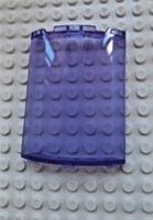 LEGO WALL ELEMENT ROUND QUARTER 4x4x6 TRANS PURPLE 35276 BRAND NEW