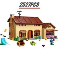 MOC 71006 The Simpsons House with 6 Figures Replica Building Blocks 2523pcs