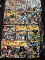 Lego Super hero polybags with magazines x 12 in total all brand new