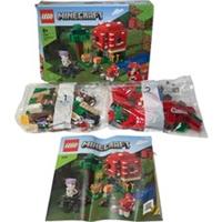 LEGO Minecraft 21179 The Mushroom House Set Complete - Opened Box Bags Sealed