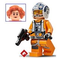 LEGO Star Wars Colonel Ward with helmet and hair parts from set 75460