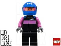 LEGO Formula 1 - BWT Alpine Driver Minifigure from 77248 (sc128) - SELECT PART
