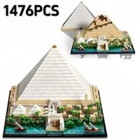 Pyramid of Giza Building Blocks 1476pcs STEM Model UK Stock Fast Shipping