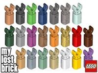 LEGO - Part 11090 / 44873 - Bar Holder with Clip (MULTIPACK) +NEW +SELECT COLOUR