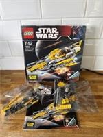 Lego Star Wars Anarkin's Jedi Starfighter 7669 - Sealed Bags - Missing Stickers