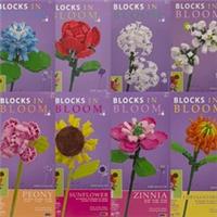 Block Tech Blocks in Bloom Building Block Flowers Choose Style Multi Discount