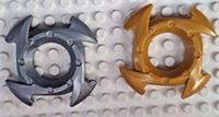 LEGO NINJAGO SPINNER CROWN FLAT SILVER/PEARL GOLD 98341pb05 BRAND NEW