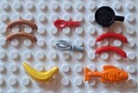 LEGO MINIFIGURE KITCHEN ACCESSORIES/FOOD BRAND NEW