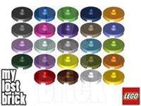 LEGO - Part 18674 - Round Tile 2x2 with Stud (MULTIPACK) + NEW + SELECT COLOUR