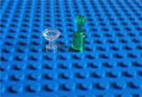 LEGO MINIFIG COCKTAIL GLASS 68504 & GLASS BOTTLE PIRATES 95228 BRAND NEW  ``