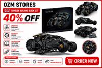 Build Blocks - Batman Tumbler | 2049pcs Replica (76240) ABS Plastic Kit