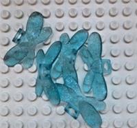LEGO FAIRY WING x 1 PIECE TRANS LIGHT BLUE GLITTER BRAND NEW