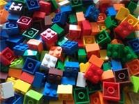 100 2X2 LEGO BRICKS MIXED COLOURS NEW