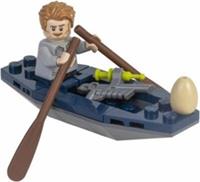 LEGO Jurassic World Owen with Kayak and Raptor Egg Foil Pack 122007