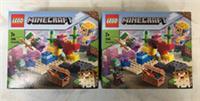 Lego 21164 Minecraft The Coral Reef 2 Sets ~ 92 pcs ea age 7Ys+ ~NEW lego sealed
