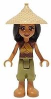 LEGO Disney Raya in Conical Hat Minifigure from 43184