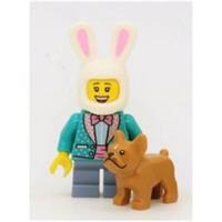LEGO City Year of the Rabbit Suit Girl + Pug Dog Minifigure 2023 BAM