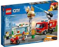 Lego 60214 City Burger Bar Fire Rescue 327 Pieces Ages 5+ NEW & SEALED & RETIRED