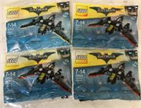 LEGO 30524 4 pcs Batman The Mini Batwing Faded~NEW sealed bags~