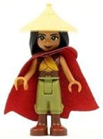 LEGO Disney Raya Red Cape Minifigure from 43181