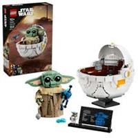 LEGO Star Wars: The Mandalorian Grogu with Hover Pram, Buildable Figure 75403