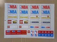 Lego NBA Brand New Sticker Sheet From Sets 3433 3432 Ultimate Arena Challenge