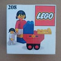 Lego Vintage Set 208 Mother With Baby Carriage Brand New & Sealed