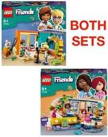Lego Friends 41754 Leos Room and 41740 Aliyas Room Building Set - NEW