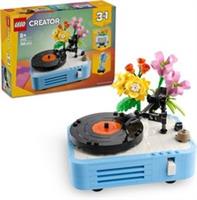 LEGO Creator 3in1 Record Player with Flowers Building Toy - Rebuilds Into a Radi