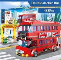 Bus Building Blocks Set London Double Decker Station British City STEM New