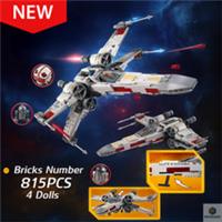 NEW X-Wing Fighter 815PCS + 4 Figures High-Quality Space Wars Replica Toy Gift