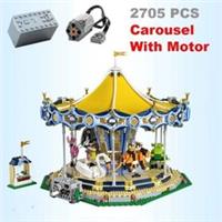 Carousel (10257) 2670PCS Building Blocks w/ 6 Mini Figures