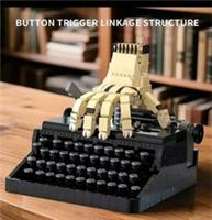 Wednesday Thing Hand Typewriter 2330 Piece Building Brick Set Addams Family