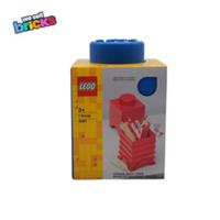 LEGO Blue storage brick with removable lid