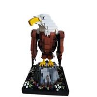 Bald Eagle Flying Birds MOC Building Block Set Animal Eagle Creative Model Kit