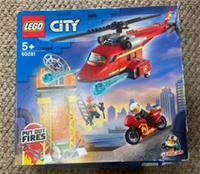 Lego City 60281 Fire Rescue Helicopter New/Sealed Box Damaged