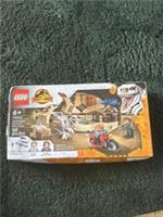 LEGO Jurassic World: Atrociraptor Dinosaur Bike Chase (76945) Sealed Box Damage