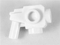 LEGO Minifigure Accessory White Blaster Gun with Studs on Sides + Front