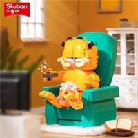 Garfield Building Blocks Sitting Garfield Sofa Bricks Set With Mini Figures Clas