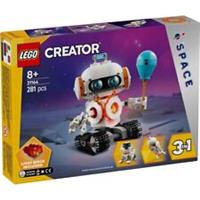 LEGO Creator 3 in 1 Space Robot, Space Dog, Space Rocket with Light Brick 31164