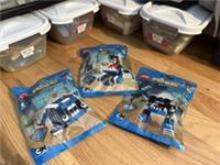 LEGO MIXELS Series 7 Blue Set 41554 Kuffs 41555 Busto 41556 Tiketz New