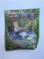 LEGO Jurassic World Owen Swamp Speeder Raptor Figure 122331 | Brand New Sealed