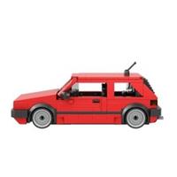 Brick Car VW Golf Mk2 Classic Plastic Collectable Model Car for Adults & Kids