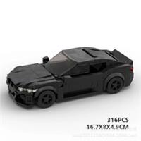 Brick BMW M4 Black MOC Set CSL Sports Car 316 Pcs Building Brick Model